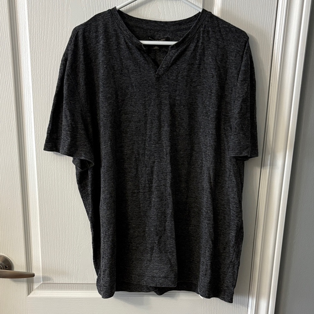 Banana Republic Gray Linen Blend Top